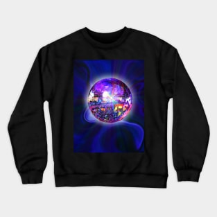 Disco Sparkling Planet of the Universe Crewneck Sweatshirt